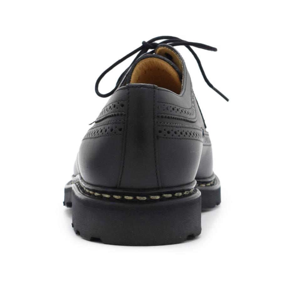 パラブーツ ウイングチップ ブラック 200717 Paraboot ALBY/MARCHE Noire-lis Noir Ink メンズ シューズ 靴 2007-17の画像