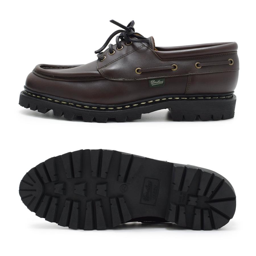 パラブーツ デッキシューズ ブラウン 200816 Paraboot CHIMEI/JANNU Noire-lis Ebony メンズ シューズ 靴 2008-16の画像