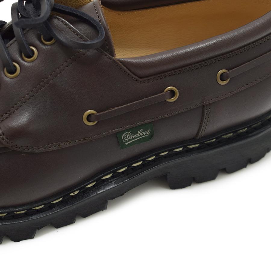 パラブーツ デッキシューズ ブラウン 200816 Paraboot CHIMEI/JANNU Noire-lis Ebony メンズ シューズ 靴 2008-16の画像