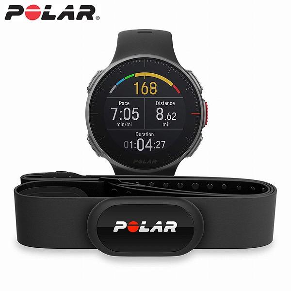【国内正規品】 ポラール スマートウォッチ VANTAGE V HR BK ブラック 心拍センサー付き メンズ レディース 腕時計 POLAR