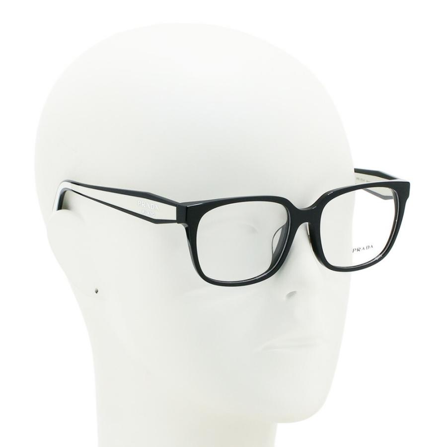 PRADA プラダ メガネフレーム のみ PR17ZVF-1AB1O1 55 ブラック