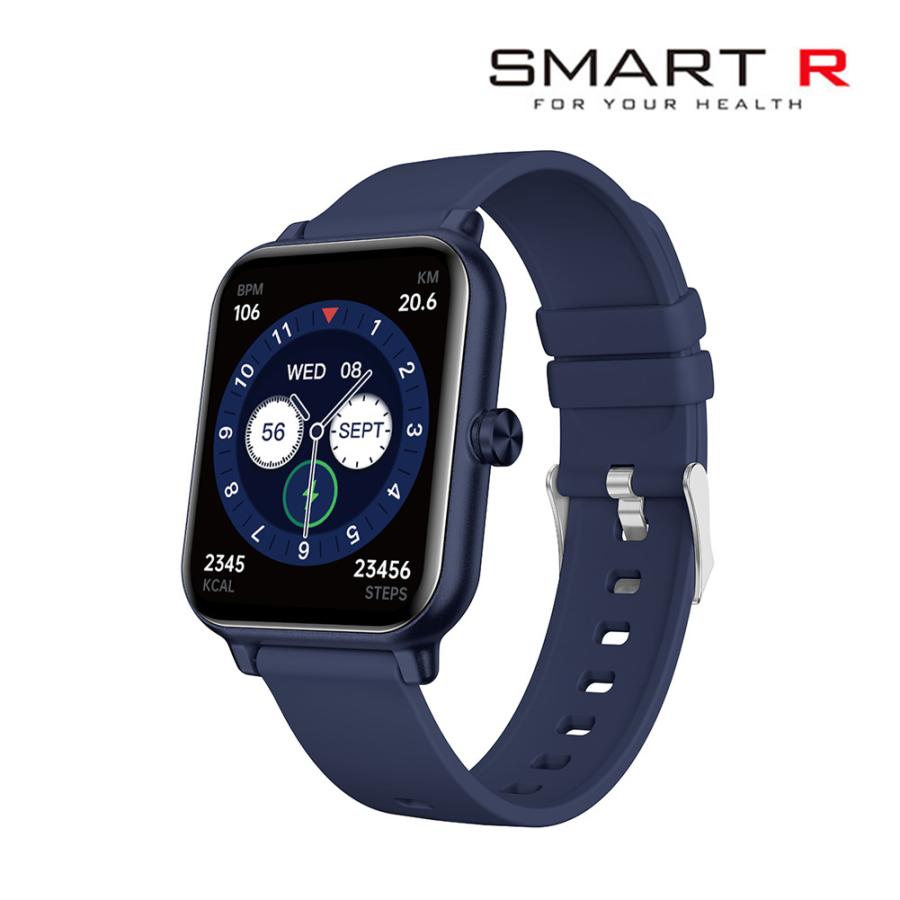 SMART R 国内正規品 スマートウォッチ R-3 ネイビー メンズ レディース 腕時計 スマートR : タイムクラブ Yahoo!店 ...