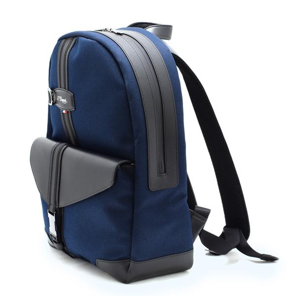 S.T. Dupont リュック 173010 Defi Millenium Round Backpack ブルー エス・テー・デュポン メンズ バッグ｜timeclub｜02