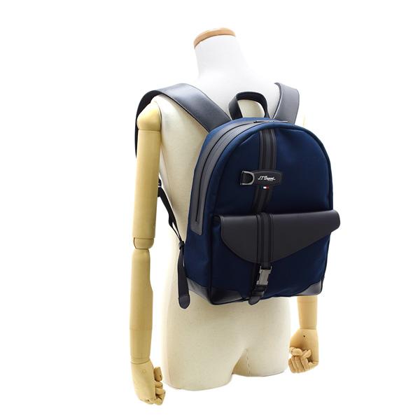 S.T. Dupont リュック 173010 Defi Millenium Round Backpack ブルー エス・テー・デュポン メンズ バッグ｜timeclub｜07