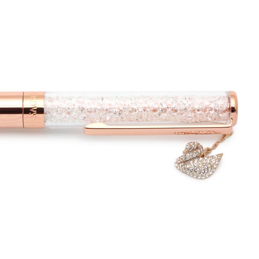 SWAROVSKI（スワロフスキー） ボールペン Crystalline 5479552 スワン ローズゴールド 筆記具 文房具 事務用品 ...