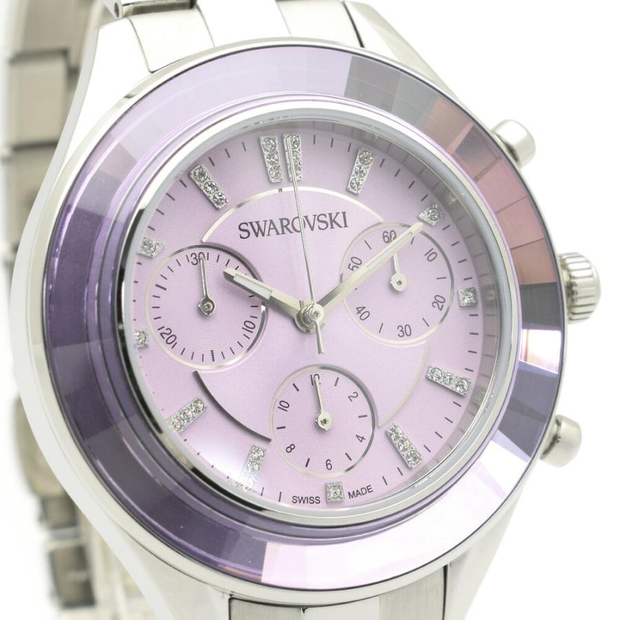 SWAROVSKI（スワロフスキー） 腕時計 レディース 5632484 Octea lux sport パープル/シルバー ブレス ...