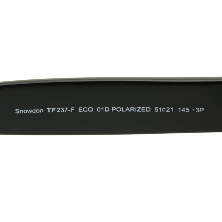 トムフォード サングラス FT0237-F/S 01D 51 TOM FORD アジアンフィット メンズ 正規品 TF237-F ECO Snowdon スノードン 偏光レンズの画像