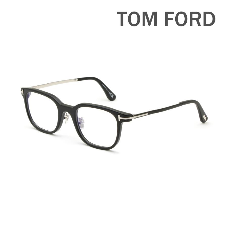 美品 付属品完備 TOM FORD TF6022-D-B 度なし ブラック TOM FORD（トムフォード） メガネ 眼鏡 フレーム FT6022-D-B/V 005 52