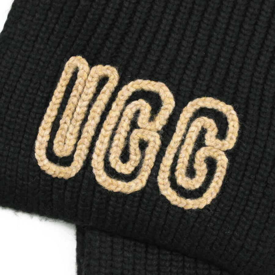 UGG（アグ） マフラー W Chunky Crafted Rib Scarf 102787 ブラック/ブラウン/ベージュ レディース ...