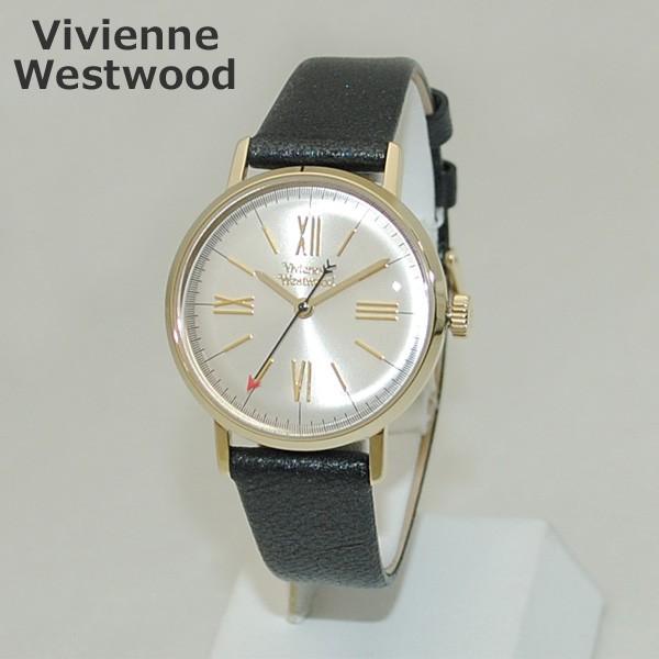 Vivienne Westwood （ヴィヴィアンウエストウッド） 腕時計 VV170GYBK ゴールド/シルバー/ブラック レザー 時計 レディース ヴィヴィアン