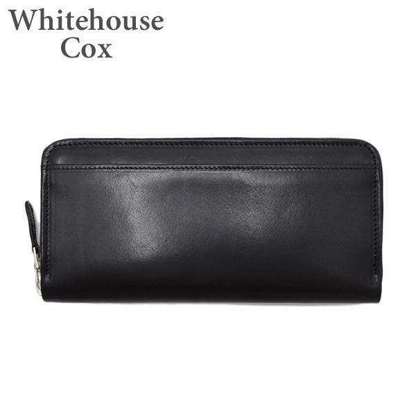 ホワイトハウスコックス 長財布 S1088 SADDLE BLACK ブラック レザー  