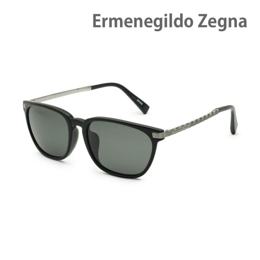 Ermenegildo Zegna / サングラス/ウェリントン/プラスチック/BLK/BLK/メンズ/EZ0039-F// ZEGNA エルメネジルド・ゼニア サングラス EZ0039-F/S-01D ブラック