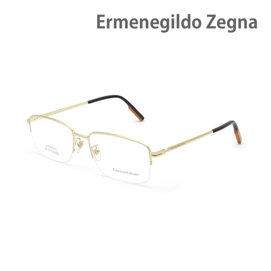 ZEGNA（ゼニア） エルメネジルド・ゼニア メガネ EZ5190-D/V-032 ゴールド ノーズパッド メンズ 眼鏡フレーム のみ ...