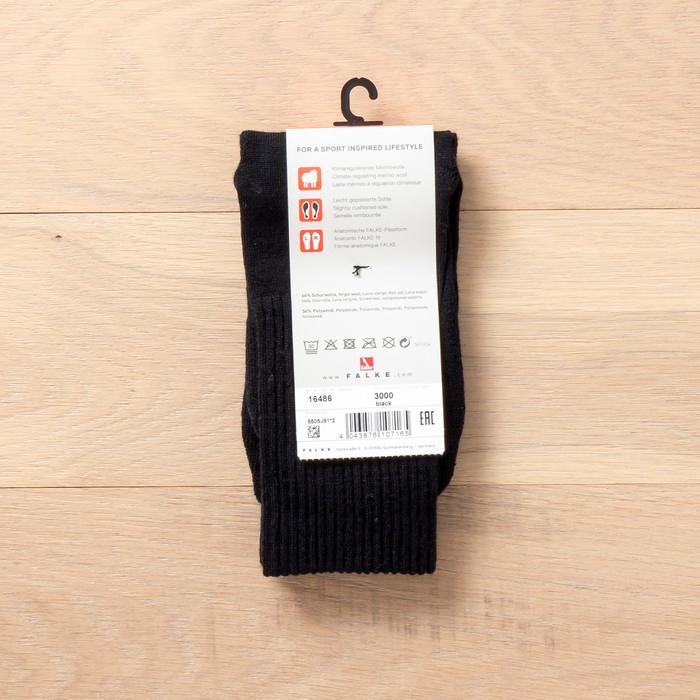 並行輸入品 FALKE WALKIE LIGHT SOCKS ファルケ ウォーキー ライト 16486 靴下 ソックス ブランド メンズ レディース ブラック 黒 ウール 毛 厚手｜timelovers｜09