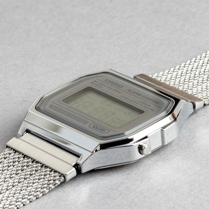 CASIO STANDARD MEN カシオ A158WEM 腕時計 時計 ブランド メンズ レディース 男の子 女の子 チープカシオ チプカシ デジタル メタル ギフト プレゼントの画像