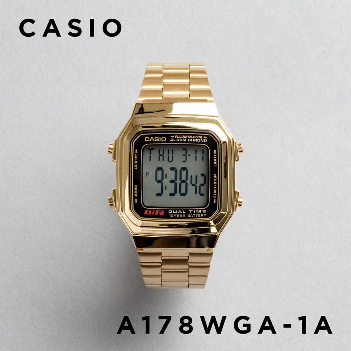 スタンダード デジタル CASIO STANDARD カシオ A178WGA-1A 腕時計 時計