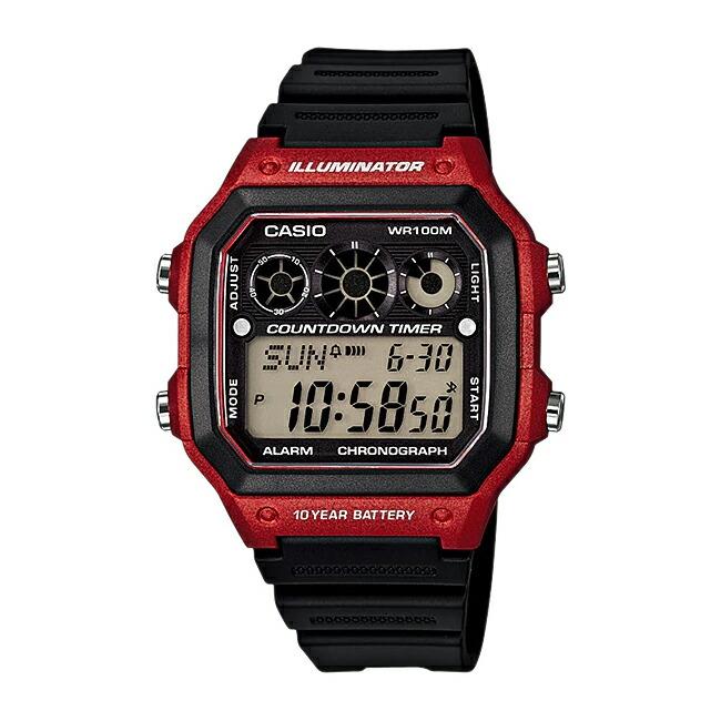 並行輸入品 10年保証 CASIO STANDARD カシオ スタンダード AE-1300WH-4A 腕時計 時計 ブランド メンズ レディース チープカシオ チプカシ デジタル 日付 防水｜timelovers｜05