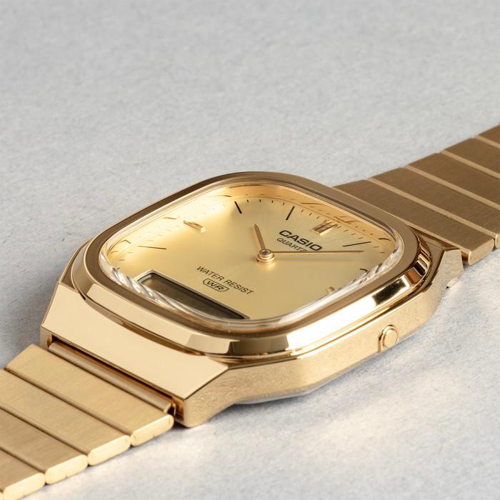 スタンダードアナデジ 10年保証 CASIO STANDARD MEN カシオ