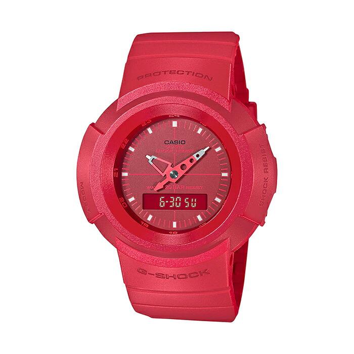 Casio G Shock カシオ Gショック Aw 500bb 4ejf 腕時計 時計 ブランド メンズ キッズ 子供 男の子 アナデジ 防水 レッド 赤 Aw500bb 4ejf Time Lovers 通販 Yahoo ショッピング