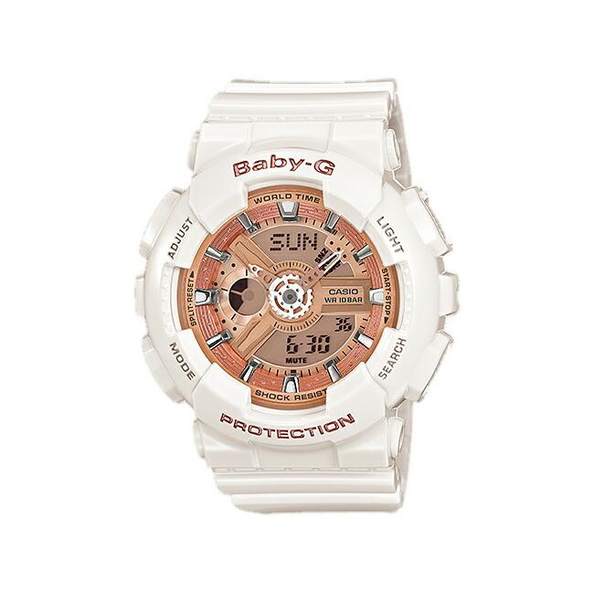 10年保証 Casio Baby G カシオ ベビーg Ba 110 7a1 腕時計 時計 ブランド レディース キッズ 子供 女の子 アナデジ 日付 カレンダー 防水 ホワイト 白 ピンク Ba110 7a1 Time Lovers 通販 Yahoo ショッピング