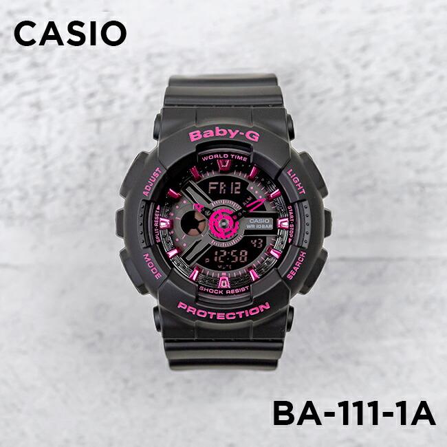 10年保証 Casio Baby G カシオ ベビーg Ba 111 1a 腕時計 時計 ブランド レディース キッズ 子供 女の子 アナデジ 日付 カレンダー 防水 ブラック 黒 ピンク Ba111 1a Time Lovers 通販 Yahoo ショッピング