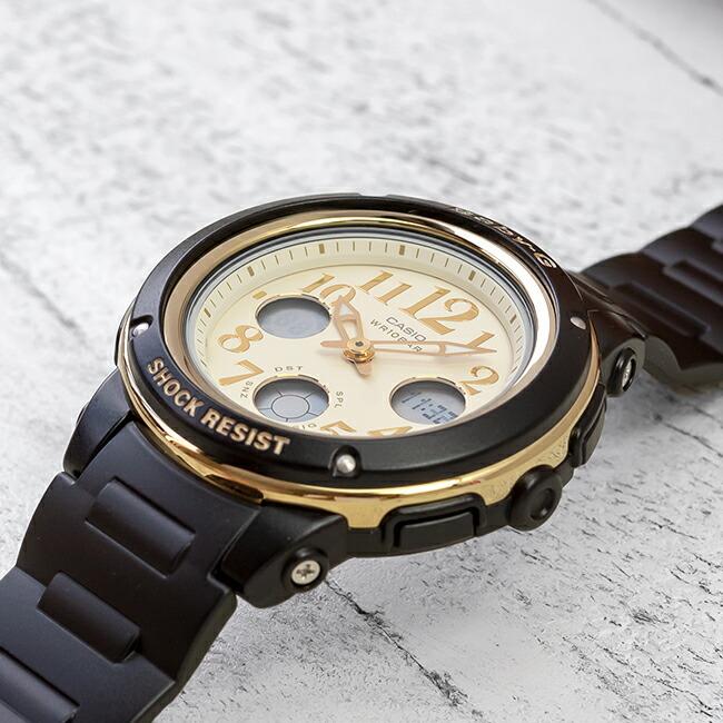 Casio Baby G カシオ ベビーg Bga 151ef 1bjf 腕時計 時計 ブランド レディース キッズ 子供 女の子 アナデジ 防水 ブラック 黒 ゴールド 金 Bga151ef 1bjf Time Lovers 通販 Yahoo ショッピング