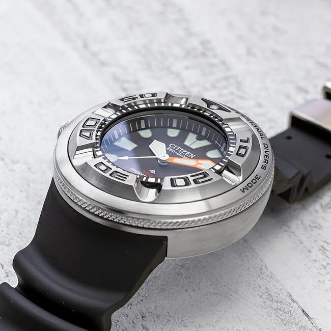 並行輸入品 日本未発売 CITIZEN シチズン エコドライブ プロフェッショナル ダイバー BJ8050-08E 腕時計 時計 ブランド メンズ 逆