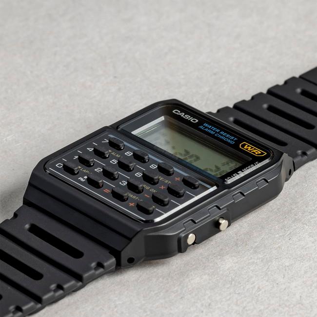 並行輸入品 10年保証 日本未発売 CASIO STANDARD カシオ スタンダード CA-53W-1Z 腕時計 時計 ブランド メンズレディース チープ チプカシ 日付 データバンク｜timelovers｜02