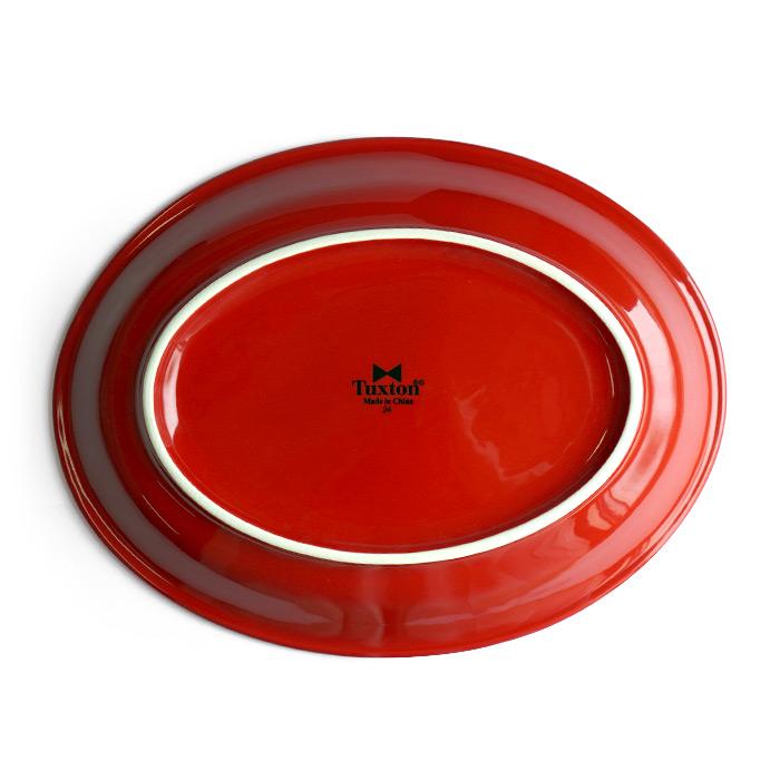 TUXTON CONCENTRIX OVAL PLATE タクストン コンセントリクス オーバル