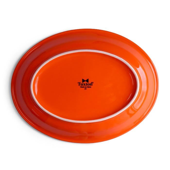 TUXTON CONCENTRIX OVAL PLATE タクストン コンセントリクス オーバル