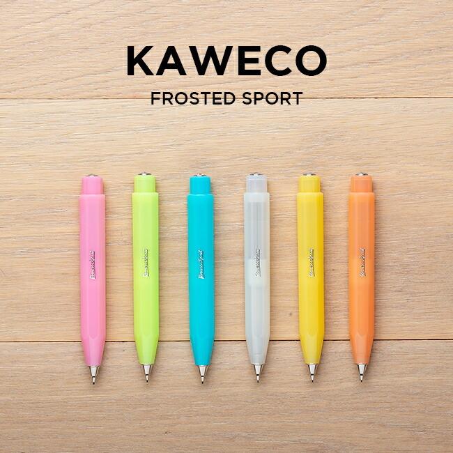 Kaweco カヴェコ フロステッドスポーツ ペンシル 0 7mm シャープペンシル シャーペン 筆記用具 文房具 ホワイト 白 イエロー 黄色 オレンジ ピンク スカイブル Frmp07 Time Lovers 通販 Yahoo ショッピング