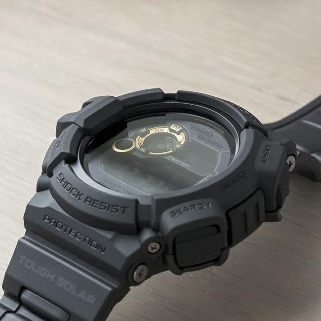 並行輸入品 10年保証 日本未発売 CASIO G-SHOCK カシオ Gショック マッドマン G-9300GB-1 腕時計 時計 ブランド メンズ  男の子 デジタル ソーラー 日付 防水