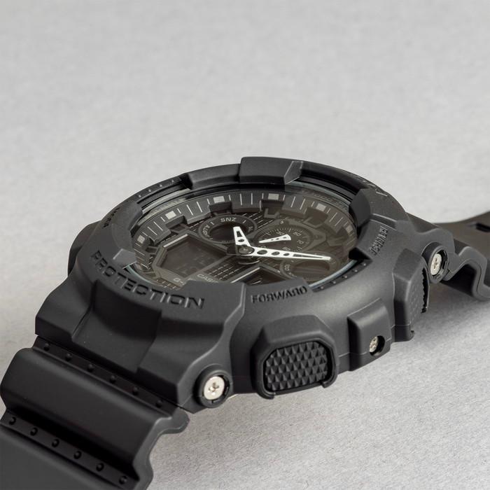 【美品・箱付き】CASIO G-SHOCK GA-100-1A1 ブラック G-SHOCK 並行輸入品 10年保証 CASIO カシオ Gショック GA-100-1A1