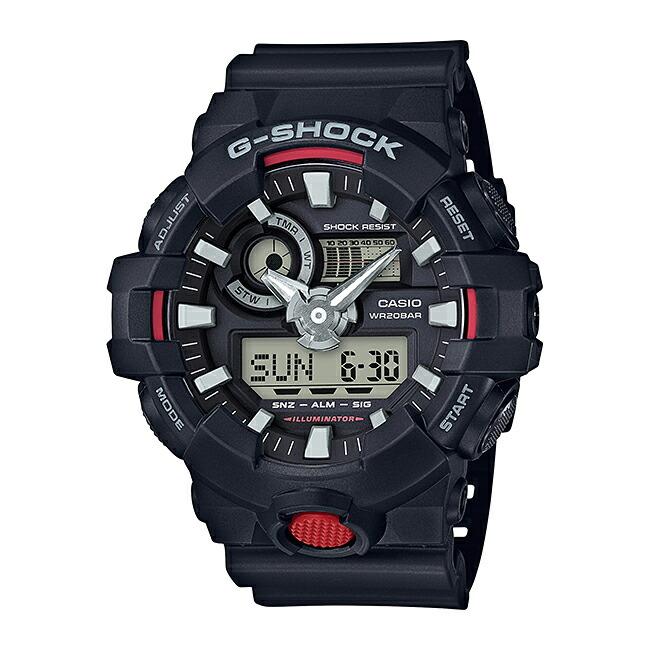 【新品未使用・保証書付き】CASIO G-SHOCK GA-700 Gショック G-SHOCK 並行輸入品 10年保証 CASIO カシオ Gショック GA-700-1A