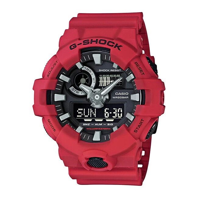 G-SHOCK　35周年　バーニングレッド　GA-700　ビッグケース　デジアナ G-SHOCK Gショック ジーショック GA-700 カシオ CASIO アナデジ