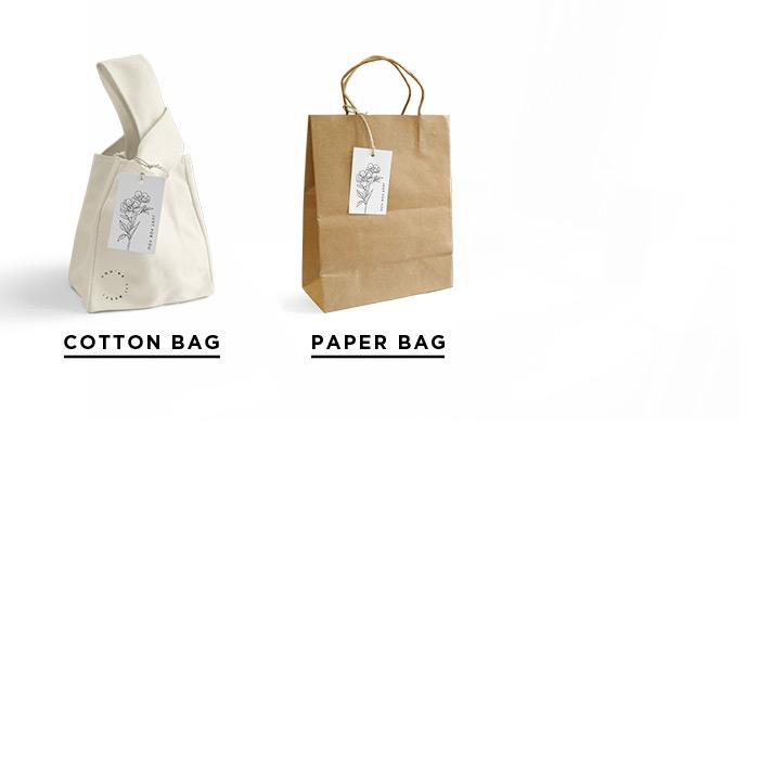 ギフトバッグ コットンバッグ ペーパーバッグ タグ付き クラフトバッグ