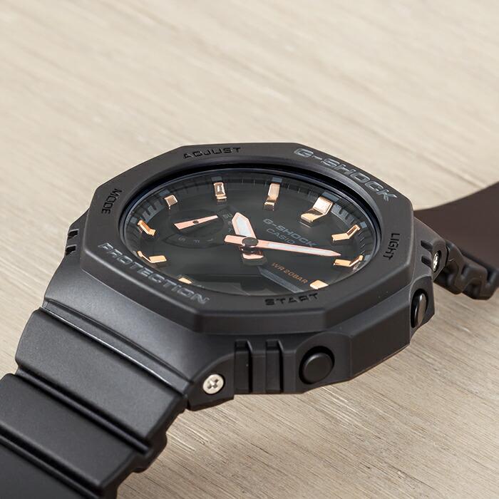 CASIO G-SHOCK レディース GMA-S2100 ブラック Casio G-Shock for Ladies' Carbon Core Black Resin Band Watch