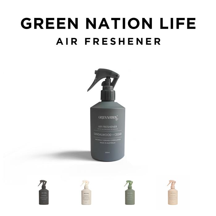 GREEN NATION LIFE AIR FRESHENER 200ML グリーンネイションライフ エアーフレッシュナー ブランド ルームスプレー 消臭 フレグランス アロマ 部屋用 芳香剤（Yahoo!・TIME LOVERS）