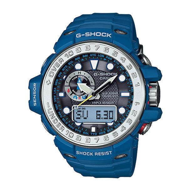 Casio G Shock カシオ Gショック ガルフマスター Gwn 1000 2ajf 腕時計 メンズ キッズ 子供 男の子 アナデジ 電波 ソーラー ソーラー電波時計 防水 ブルー 青 Gwn1000 2ajf Time Lovers 通販 Yahoo ショッピング