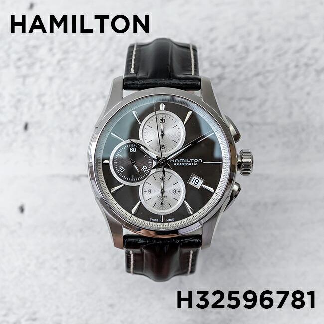 Hamilton ハミルトン ジャズマスター オート クロノ H 腕時計 時計 ブランド メンズ クロノグラフ アナログ ブラック 黒 シルバー レザー 革ベルト H Time Lovers 通販 Yahoo ショッピング