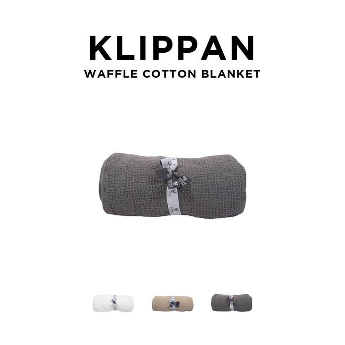 KLIPPAN - 【新品未使用】KLIPPANクリッパン　ワッフルコットンブランケット KLIPPAN 並行輸入品 WAFFLE COTTON BLANKET クリッパン ワッフル