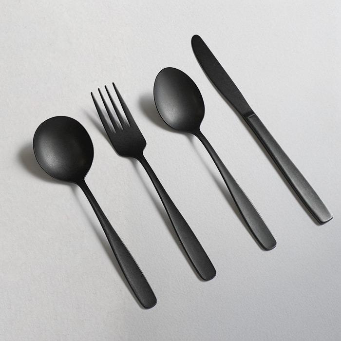 THE HARVEST KURO CUTLERY 4PC SET ハーベスト クロ カトラリー セット