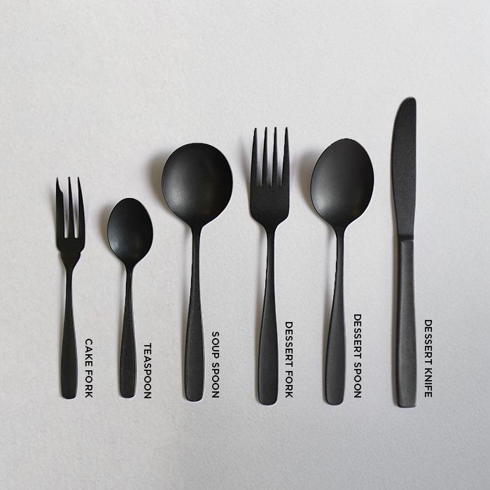 THE HARVEST KURO CUTLERY 4PC SET ハーベスト クロ カトラリー セット