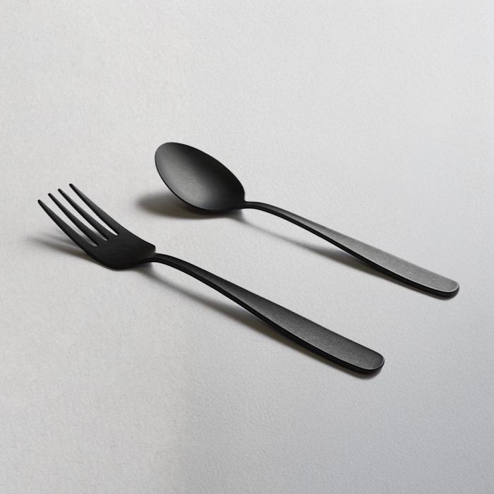 デバイスワークス カトラリー4セット deviceworks THE HARVEST KURO DESSERT 4PC SET ハーベスト クロ カトラリー セット