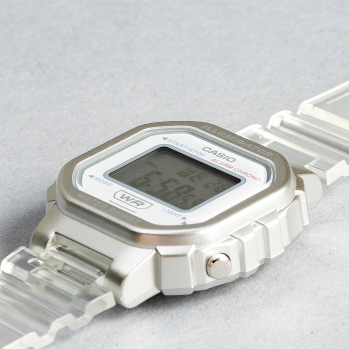 並行輸入品 10年保証 日本未発売 CASIO STANDARD LADYS カシオ スタンダード LA-20WHS 腕時計 時計 ブランド レディース チープ チプカシ デジタル 日付 クリア｜timelovers｜12