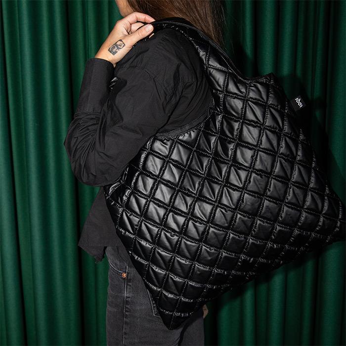 LOQI LOQI METALLIC BAG PUFFY ローキー メタリック バッグ パフィー 