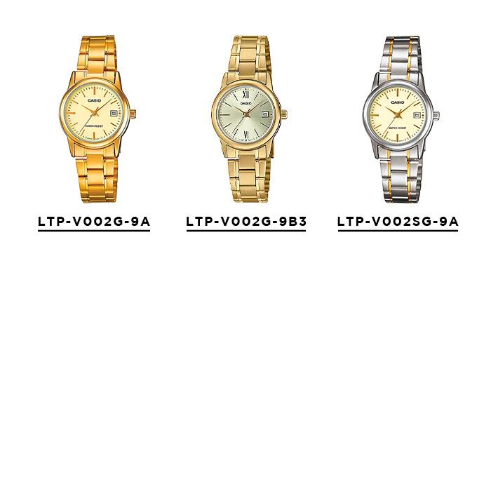CASIO STANDARD WOMEN カシオ LTP-V002D 腕時計 時計 ブランド レディース チープカシオ チプカシ アナログ 日付 日本未発売 ギフト プレゼントの画像