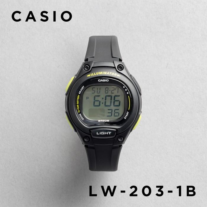 スタンダード デジタル CASIO STANDARD カシオ LW-203-1B 腕時計 時計