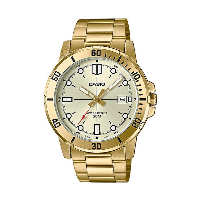 CASIO STANDARD カシオ MTP-VD01G-9E 腕時計 時計 ブランド メンズ レディース チープカシオ チプカシ アナログ 日付 日本未発売 ギフト プレゼントの画像