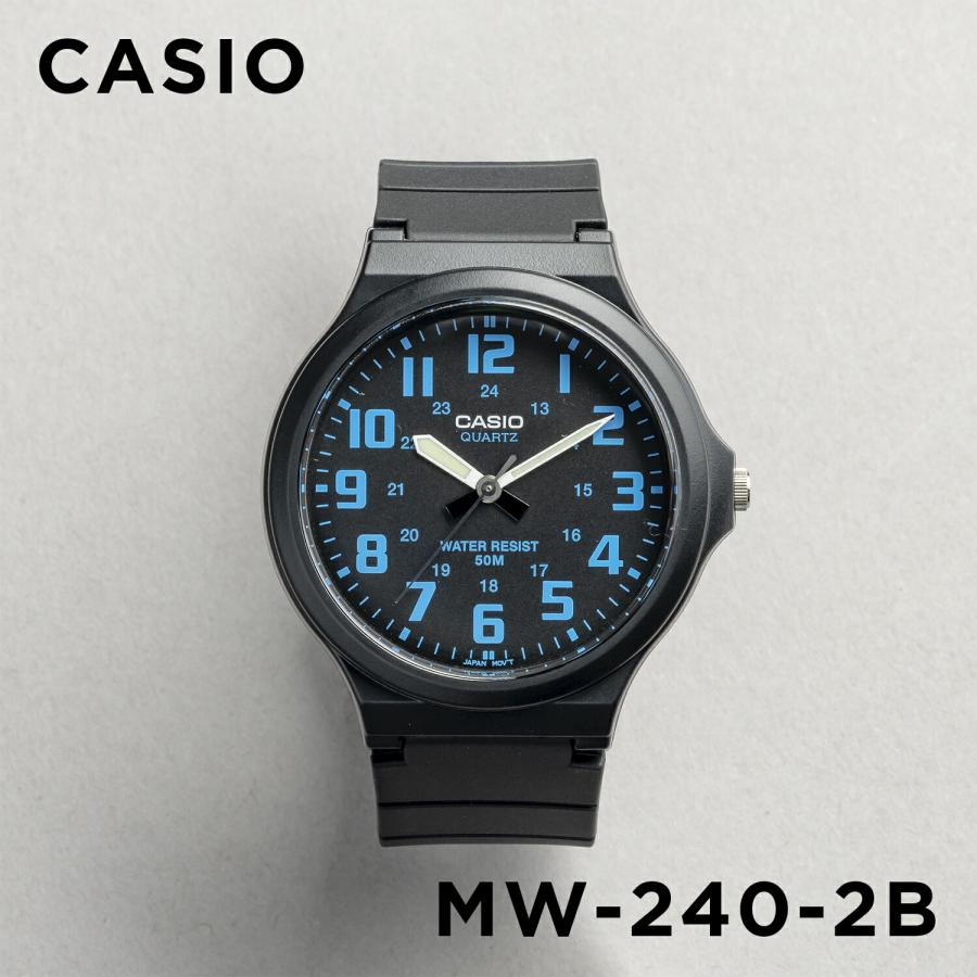 CASIO STANDARD ANALOGUE MENS カシオ スタンダード アナログ メンズ MW-240-2B スタンダード（CASIO） CASIO STANDARD カシオ MW-240-2B 腕時計 時計